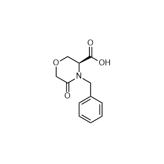 (S)-4-芐基-5-氧代嗎啉-3-羧酸,(S)-4-Benzyl-5-oxomorpholine-3-carboxylic acid