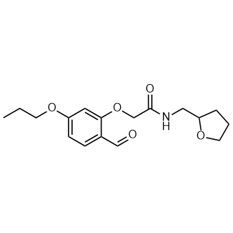 2-(2-甲酰基-5-丙氧基苯氧基)-N-((四氢呋喃-2-基)甲基)乙酰胺,2-(2-Formyl-5-propoxyphenoxy)-N-((tetrahydrofuran-2-yl)methyl)acetamide