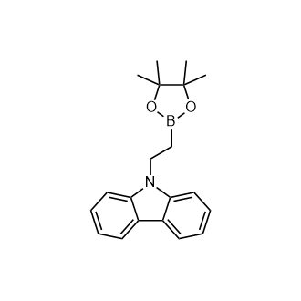 9-(2-(4,4,5,5-四甲基-1,3,2-二氧硼杂环戊烷-2-基)乙基)-9H-咔唑,9-(2-(4,4,5,5-Tetramethyl-1,3,2-dioxaborolan-2-yl)ethyl)-9H-carbazole