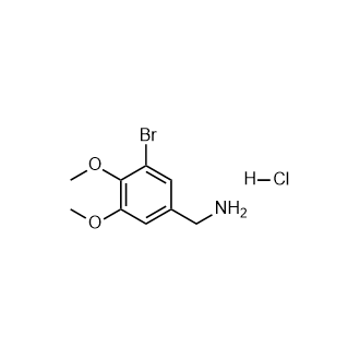 (3-溴-4,5-二甲氧基苯基)甲胺盐酸盐,(3-Bromo-4,5-dimethoxyphenyl)methanamine hydrochloride