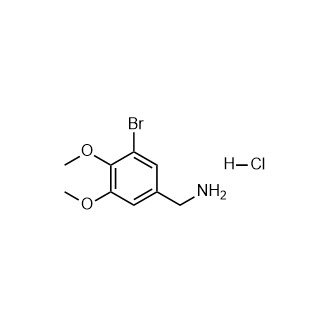 (3-溴-4,5-二甲氧基苯基)甲胺鹽酸鹽,(3-Bromo-4,5-dimethoxyphenyl)methanamine hydrochloride