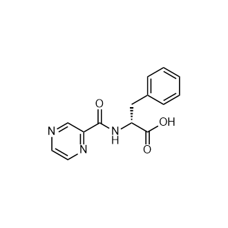 N-(2-吡嗪基羰基)-D-苯丙氨酸,N-(2-Pyrazinylcarbonyl)-D-phenylalanine