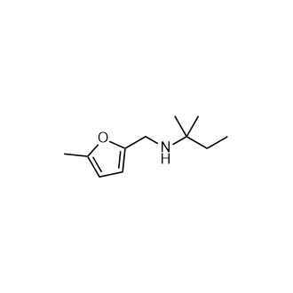 2-甲基-N-((5-甲基呋喃-2-基)甲基)丁-2-胺,2-Methyl-N-((5-methylfuran-2-yl)methyl)butan-2-amine