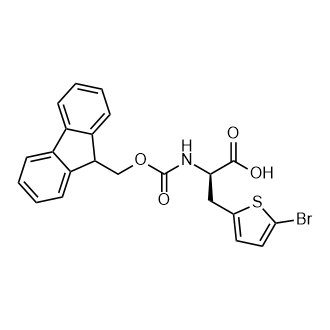 (S)-2-(((((9H-芴-9-基)甲氧基)羰基)氨基)-2-(5-溴噻吩-2-基)丙酸,(S)-2-((((9H-Fluoren-9-yl)methoxy)carbonyl)amino)-2-(5-bromothiophen-2-yl)propanoic acid