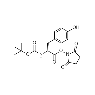 Boc-L-酪氨酸羟基琥珀酰亚胺酯,L-Tyrosine,?N-[(1,1-dimethylethoxy)carbonyl]-, 2,5-dioxo-1-pyrrolidinyl ester