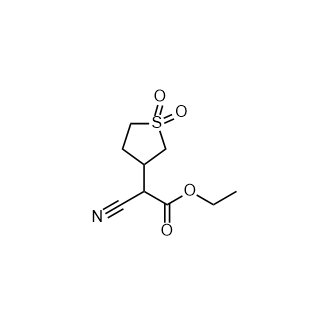 2-氰基-2-(1,1-二氧-1λ6-硫戊环-3-基)乙酸乙酯,Ethyl 2-cyano-2-(1,1-dioxo-1λ6-thiolan-3-yl)acetate