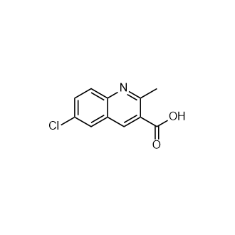 6-氯-2-甲基-喹啉-3-羧酸,6-Chloro-2-methyl-quinoline-3-carboxylic acid