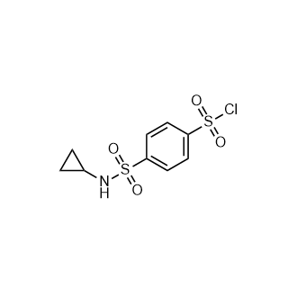 4-(环丙基氨磺酰基)苯-1-磺酰氯,4-(Cyclopropylsulfamoyl)benzene-1-sulfonyl chloride