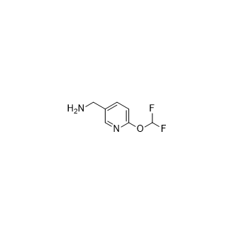 6-二氟甲氧基-3-甲氨基吡啶,(6-(Difluoromethoxy)pyridin-3-yl)methanamine