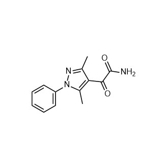 2-(3,5-二甲基-1-苯基-1h-吡唑-4-基)-2-氧代乙酰胺,2-(3,5-Dimethyl-1-phenyl-1h-pyrazol-4-yl)-2-oxoacetamide