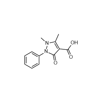 1,5-二甲基-3-氧代-2-苯基-2,3-二氢-1H-吡唑-4-羧酸,1,5-Dimethyl-3-oxo-2-phenyl-2,3-dihydro-1H-pyrazole-4-carboxylic acid