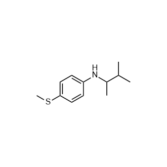 N-(3-甲基丁烷-2-基)-4-(甲硫基)苯胺,n-(3-Methylbutan-2-yl)-4-(methylthio)aniline