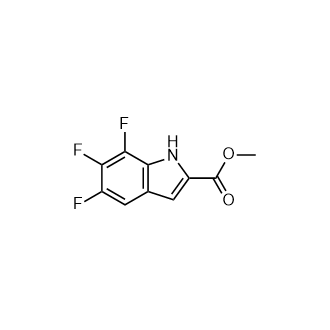 5,6,7-三氟-1H-吲哚-2-羧酸甲酯,Methyl 5,6,7-trifluoro-1h-indole-2-carboxylate