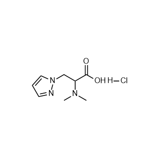 2-(二甲氨基)-3-(1h-吡唑-1-基)丙酸盐酸盐,2-(Dimethylamino)-3-(1h-pyrazol-1-yl)propanoic acid hydrochloride