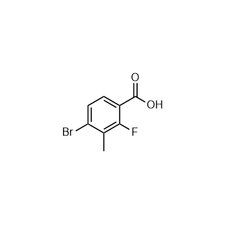 4-溴-2-氟-3-甲基苯甲酸,4-Bromo-2-fluoro-3-methylbenzoic acid