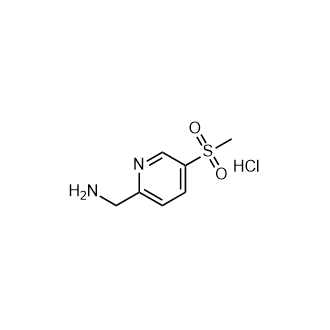 (5-(甲基磺?；?吡啶-2-基)甲胺鹽酸鹽,(5-(Methylsulfonyl)pyridin-2-yl)methanamine hydrochloride