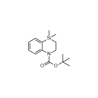 4,4-二甲基-3,4-二氢苯并[b][1,4]氮杂环丙烷-1(2H)-羧酸叔丁酯,tert-Butyl 4,4-dimethyl-3,4-dihydrobenzo[b][1,4]azasiline-1(2H)-carboxylate