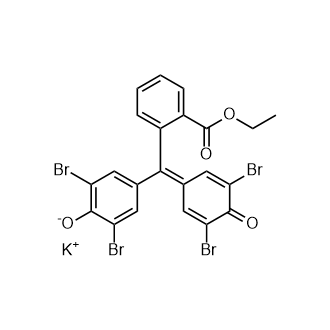 2,6-二溴-4-((3,5-二溴-4-氧代环己-2,5-二烯基-1,1-亚烷基))(2-(乙氧羰基)苯基)甲基)酚钾,Potassium 2,6-dibromo-4-((3,5-dibromo-4-oxocyclohexa-2,5-dien-1-ylidene)(2-(ethoxycarbonyl)phenyl)methyl)phenolate