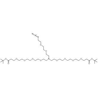 N-(Azido-PEG2)-N-bis(PEG4-Boc),N-(Azido-PEG2)-N-bis(PEG4-Boc)