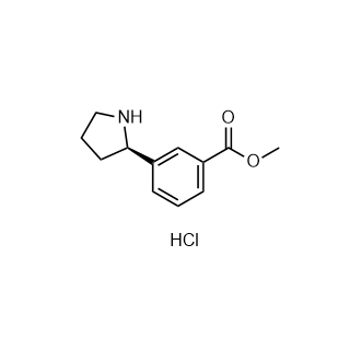 (R)-3-(吡咯烷-2-基)苯甲酸甲酯盐酸盐,(R)-Methyl 3-(pyrrolidin-2-yl)benzoate hydrochloride