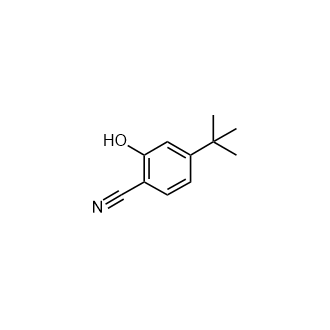 4-叔丁基-2-羟基苯甲腈,4-tert-butyl-2-hydroxybenzonitrile