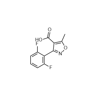 3-(2,6-二氟苯基)-5-甲基异噁唑-4-羧酸,3-(2,6-Difluorophenyl)-5-methylisoxazole-4-carboxylic acid