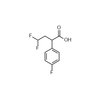 4,4-二氟-2-(4-氟苯基)丁酸,4,4-Difluoro-2-(4-fluorophenyl)butanoic acid
