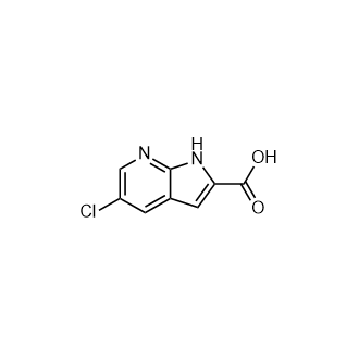 5-氯-1H-吡咯并[2,3-b]吡啶-2-甲酸,5-Chloro-1H-pyrrolo[2,3-b]pyridine-2-carboxylic acid