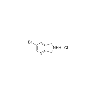 3-溴-6,7-二氢-5H-吡咯并[3,4-b]吡啶盐酸盐,3-Bromo-6,7-dihydro-5H-pyrrolo[3,4-b]pyridine hydrochloride