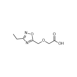 2-[(3-乙基-1,2,4-噁二唑-5-基)甲氧基]乙酸,2-[(3-ethyl-1,2,4-oxadiazol-5-yl)methoxy]acetic acid