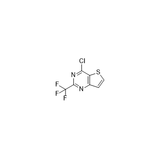 4-氯-2-三氟甲基噻吩并[3,2-d]嘧啶,4-Chloro-2-(trifluoromethyl)thieno[3,2-d]pyrimidine