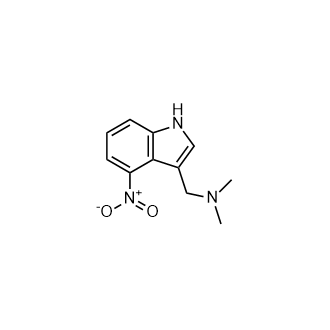 N，N-二甲基-4-硝基-1H-吲哚-3-甲胺,N,N-Dimethyl-4-nitro-1H-indole-3-methanamine