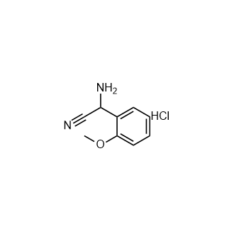 2-氨基-2-(2-甲氧基苯基)乙腈盐酸盐,2-Amino-2-(2-methoxyphenyl)acetonitrile hydrochloride