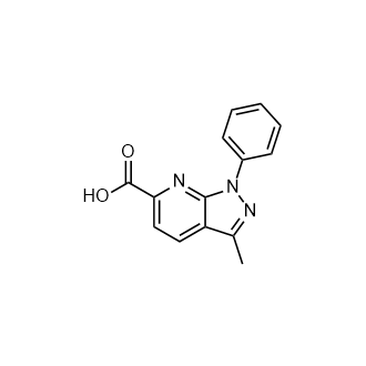 3-甲基-1-苯基-1h-吡唑并[3,4-b]吡啶-6-羧酸,3-Methyl-1-phenyl-1h-pyrazolo[3,4-b]pyridine-6-carboxylic acid