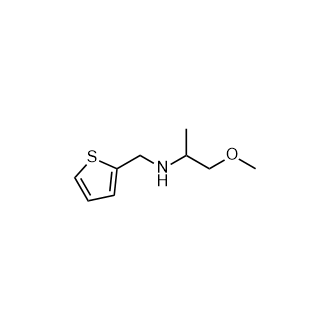 1-甲氧基-N-(噻吩-2-基甲基)丙-2-胺,1-Methoxy-N-(thiophen-2-ylmethyl)propan-2-amine