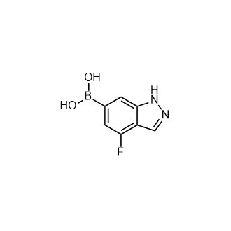(4-氟-1H-吲唑-6-基)硼酸,(4-Fluoro-1H-indazol-6-yl)boronic acid