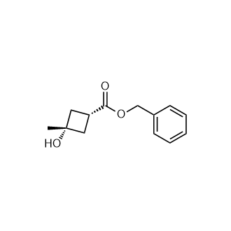 苄基反式-3-羟基-3-甲基环丁烷-1-羧酸酯,Benzyl trans-3-hydroxy-3-methylcyclobutane-1-carboxylate