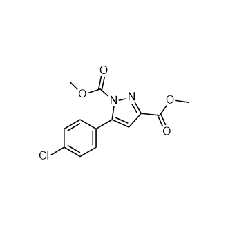 5-(4-氯苯基)-1H-吡唑-1,3-二甲酸二甲酯,Dimethyl 5-(4-chlorophenyl)-1h-pyrazole-1,3-dicarboxylate