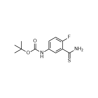 (3-氨基甲硫酰基-4-氟苯基)氨基甲酸叔丁酯,Tert-butyl (3-carbamothioyl-4-fluorophenyl)carbamate