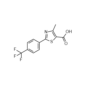 4-甲基-2-[4-(三氟甲基)苯基]-1,3-噻唑-5-羧酸,4-Methyl-2-[4-(trifluoromethyl)phenyl]-1,3-thiazole-5-carboxylic acid