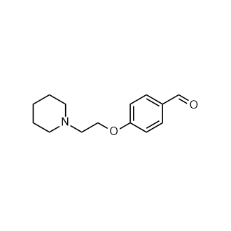 4-(2-(哌啶-1-基)乙氧基)苯甲醛,4-(2-(Piperidin-1-yl)ethoxy)benzaldehyde