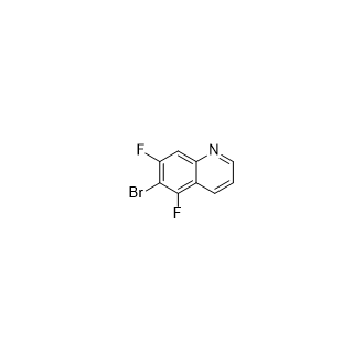 6-溴-5,7-二氟喹啉,6-Bromo-5,7-difluoroquinoline