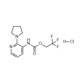 2,2,2-三氟乙基N-[2-(吡咯烷-1-基)吡啶-3-基]氨基甲酸酯盐酸盐,2,2,2-Trifluoroethyl n-[2-(pyrrolidin-1-yl)pyridin-3-yl]carbamate hydrochloride