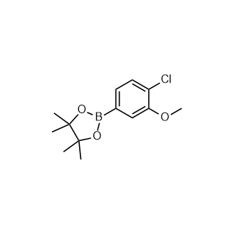 4-氯-3-甲氧基苯硼酸频那醇酯,2-(4-Chloro-3-methoxyphenyl)-4,4,5,5-tetramethyl-1,3,2-dioxaborolane