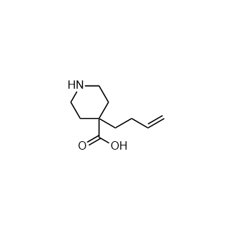 4-(丁-3-烯-1-基)哌啶-4-羧酸,4-(But-3-en-1-yl)piperidine-4-carboxylic acid