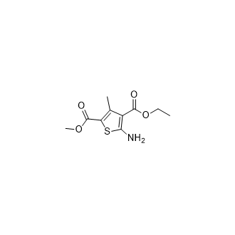 2-甲基5-氨基-3-甲基噻吩-2,4-二甲酸4-乙酯,4-Ethyl 2-methyl 5-amino-3-methylthiophene-2,4-dicarboxylate