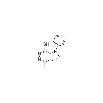 4-甲基-1-苯基-1H-吡唑并[3,4-d]哒嗪-7-硫醇,4-Methyl-1-phenyl-1H-pyrazolo[3,4-d]pyridazine-7-thiol