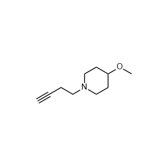 1-(丁-3-炔-1-基)-4-甲氧基哌啶,1-(But-3-yn-1-yl)-4-methoxypiperidine