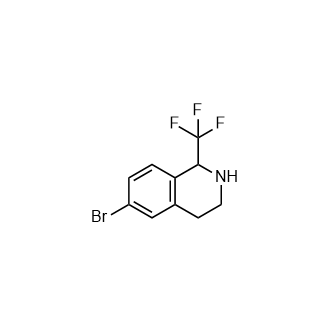 6-溴-1-(三氟甲基)-1,2,3,4-四氢异喹啉,6-Bromo-1-(trifluoromethyl)-1,2,3,4-tetrahydroisoquinoline