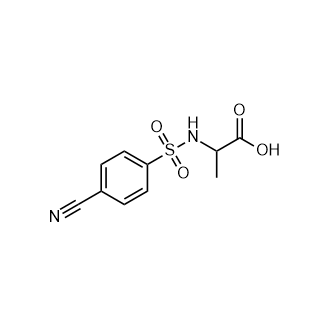 2-(4-氰基苯磺酰氨基)丙酸,2-(4-Cyanobenzenesulfonamido)propanoic acid